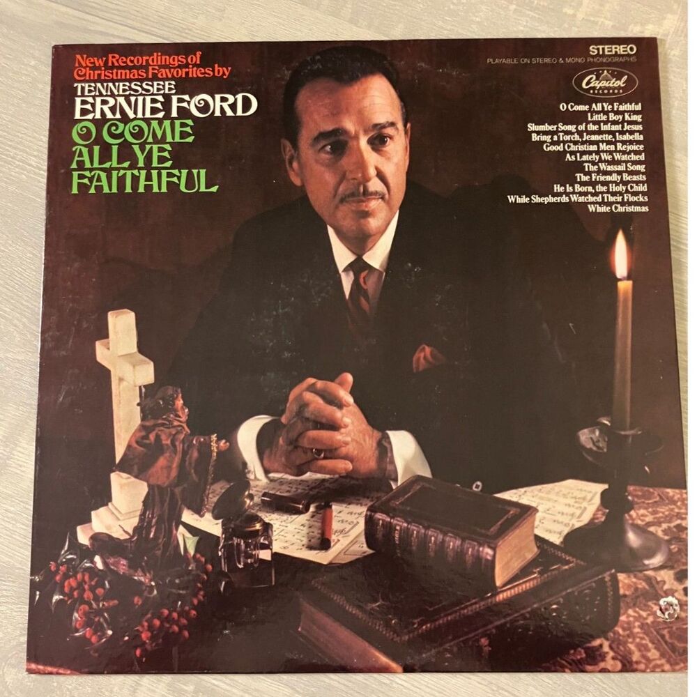 Tennessee Ernie Ford "O Come All Ye Faithful" vinyl